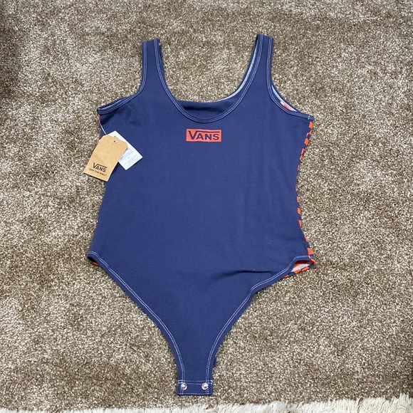 Vans Blue and Red Checker Board Body Suit New With Tags - Picture 4 of 8